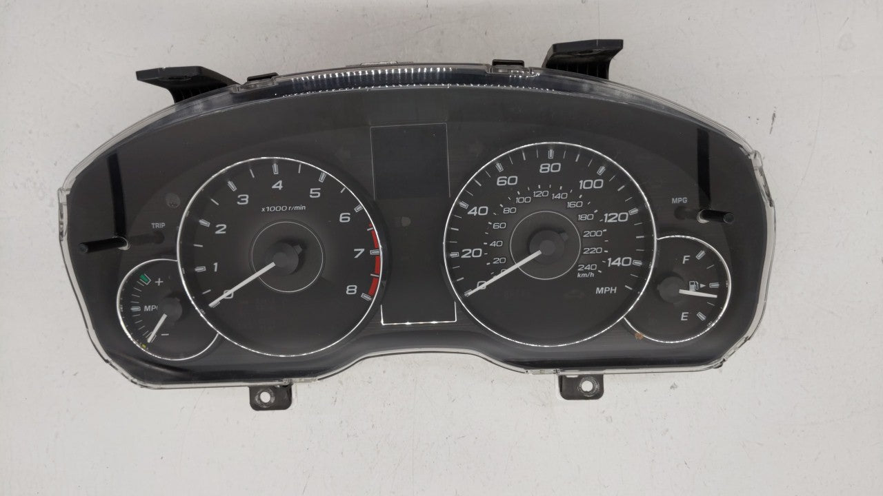 2011 Subaru Legacy Instrument Cluster Speedometer Gauges P/N:85003AJ31A Fits OEM Used Auto Parts - Oemusedautoparts1.com
