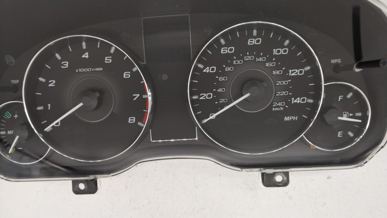 2011 Subaru Legacy Instrument Cluster Speedometer Gauges P/N:85003AJ31A Fits OEM Used Auto Parts - Oemusedautoparts1.com