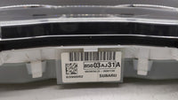 2011 Subaru Legacy Instrument Cluster Speedometer Gauges P/N:85003AJ31A Fits OEM Used Auto Parts - Oemusedautoparts1.com