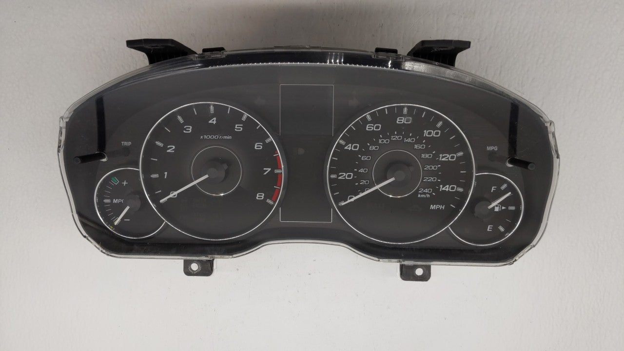 2011 Subaru Legacy Instrument Cluster Speedometer Gauges P/N:85003AJ31A Fits OEM Used Auto Parts - Oemusedautoparts1.com