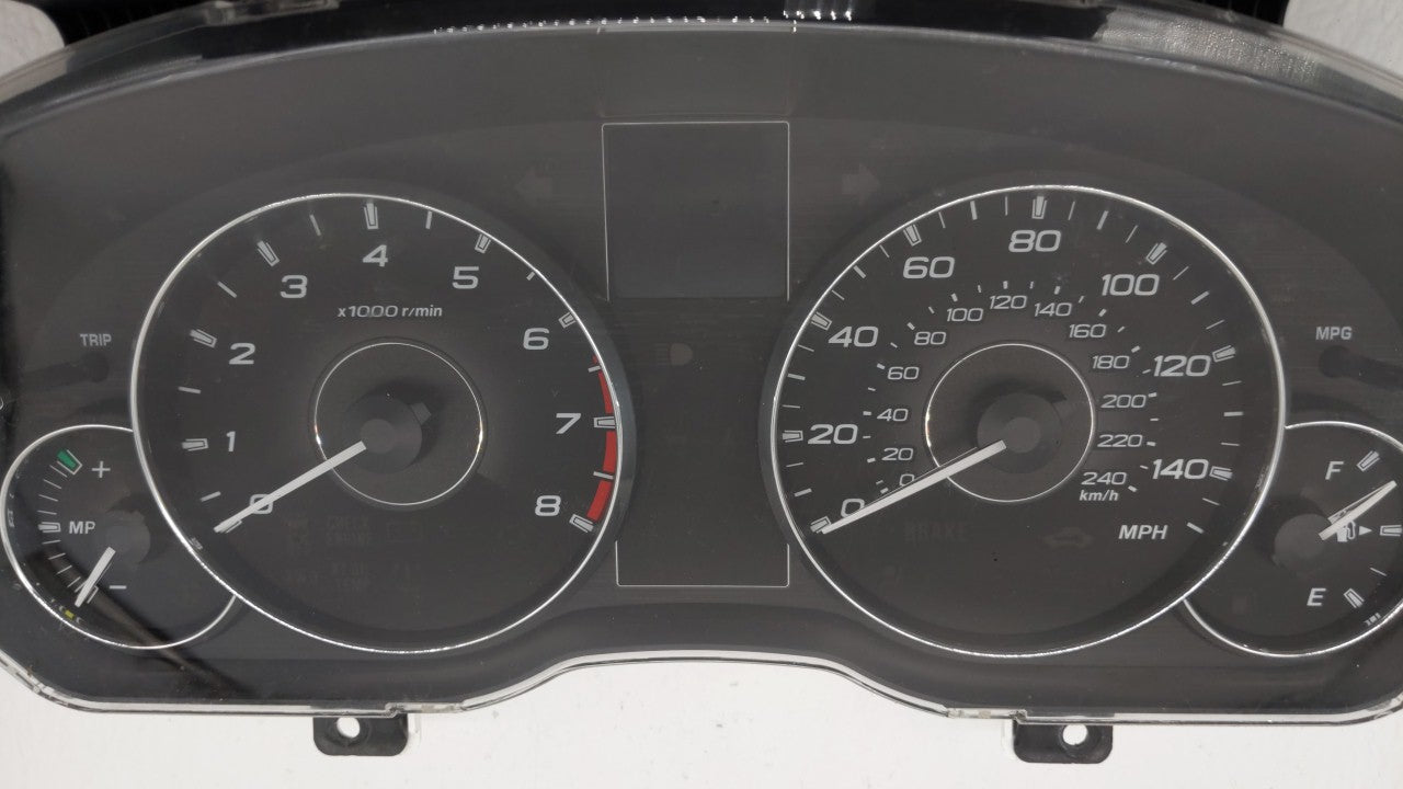 2011 Subaru Legacy Instrument Cluster Speedometer Gauges P/N:85003AJ31A Fits OEM Used Auto Parts - Oemusedautoparts1.com