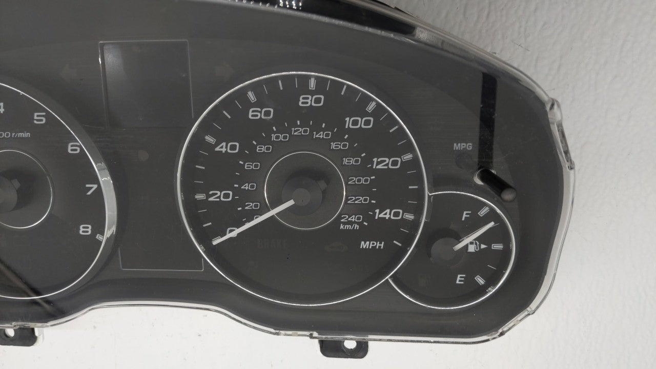 2011 Subaru Legacy Instrument Cluster Speedometer Gauges P/N:85003AJ31A Fits OEM Used Auto Parts - Oemusedautoparts1.com