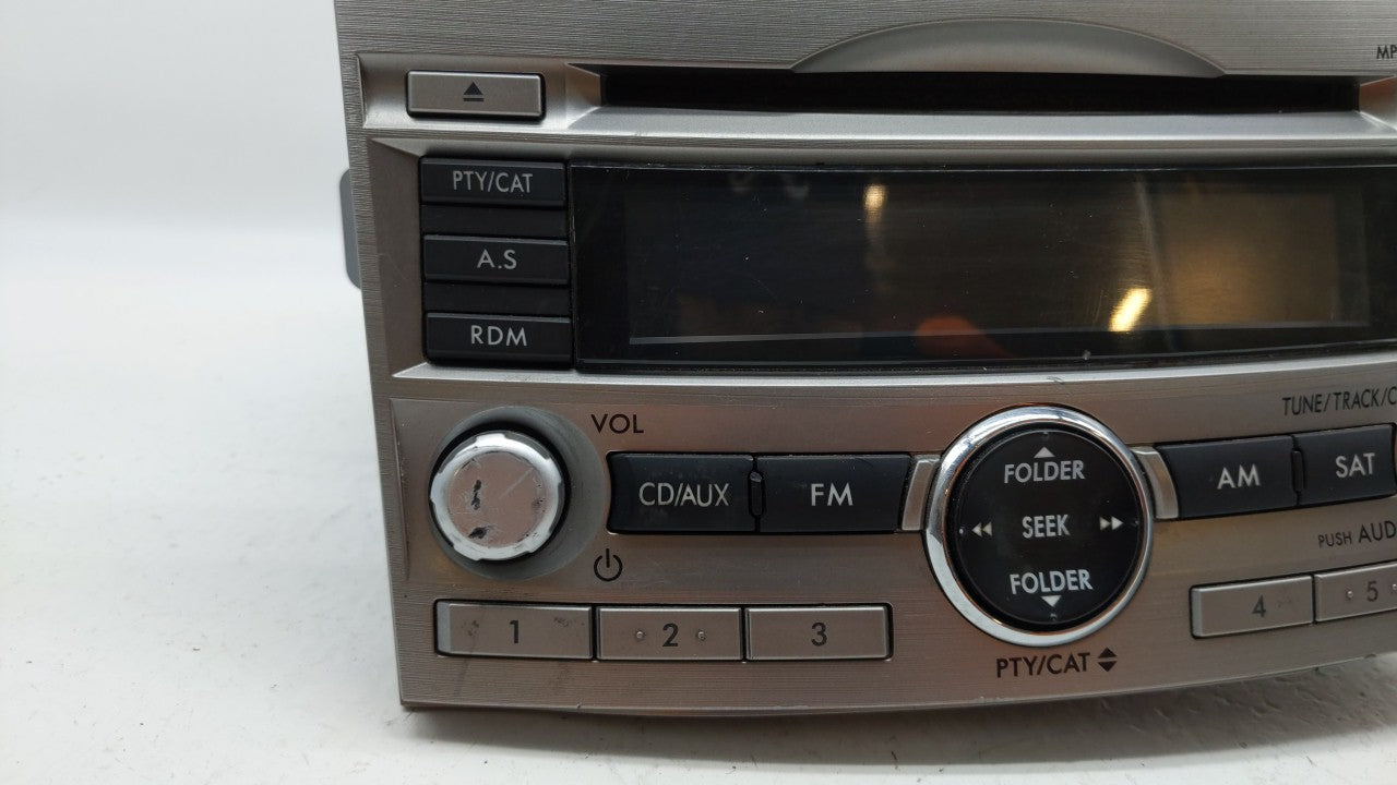 2010-2012 Subaru Legacy Radio AM FM Cd Player Receiver Replacement P/N:86201AJ62A 86201AJ64A, 86201AJ60A Fits Fits 2010 2011