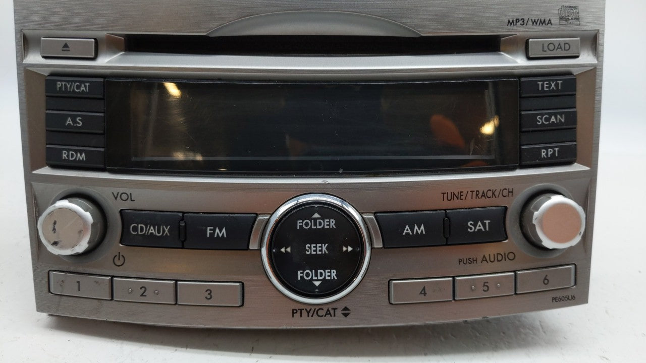 2010-2012 Subaru Legacy Radio AM FM Cd Player Receiver Replacement P/N:86201AJ62A 86201AJ64A, 86201AJ60A Fits Fits 2010 2011