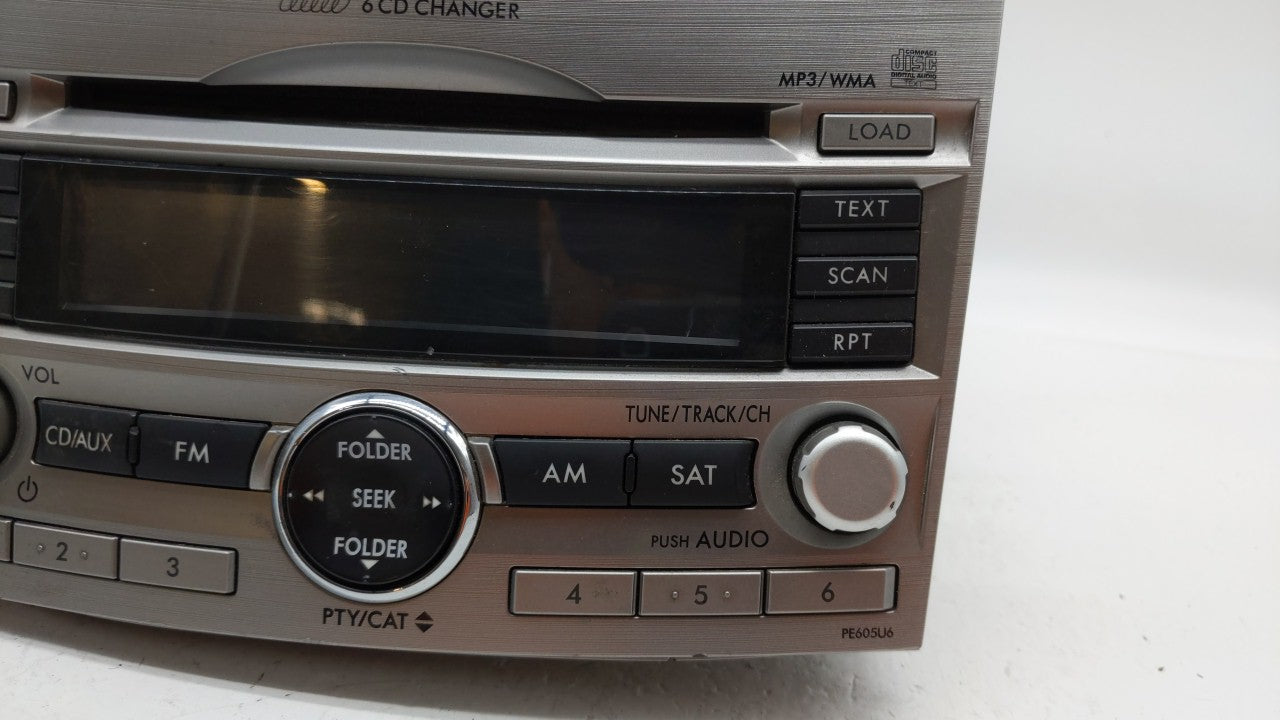2010-2012 Subaru Legacy Radio AM FM Cd Player Receiver Replacement P/N:86201AJ62A 86201AJ64A, 86201AJ60A Fits Fits 2010 2011