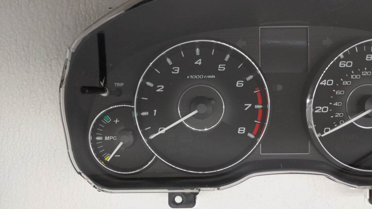 2011 Subaru Legacy Instrument Cluster Speedometer Gauges P/N:85003AJ31A Fits OEM Used Auto Parts - Oemusedautoparts1.com