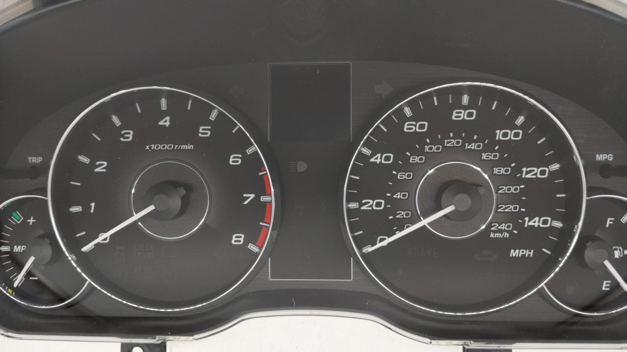 2011 Subaru Legacy Instrument Cluster Speedometer Gauges P/N:85003AJ31A Fits OEM Used Auto Parts - Oemusedautoparts1.com