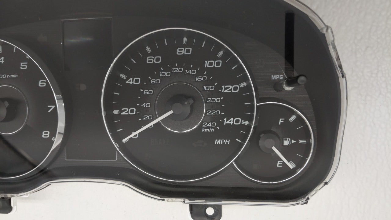 2011 Subaru Legacy Instrument Cluster Speedometer Gauges P/N:85003AJ31A Fits OEM Used Auto Parts - Oemusedautoparts1.com