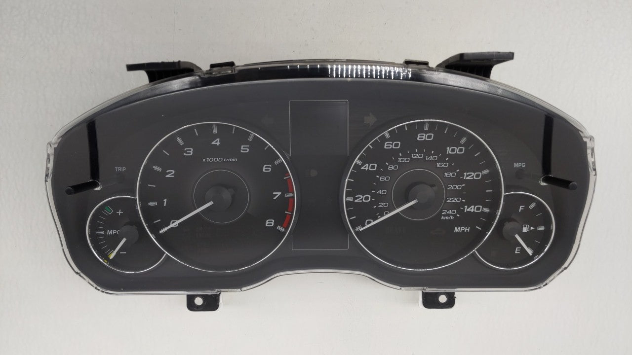2011 Subaru Legacy Instrument Cluster Speedometer Gauges P/N:85003AJ31A Fits OEM Used Auto Parts - Oemusedautoparts1.com