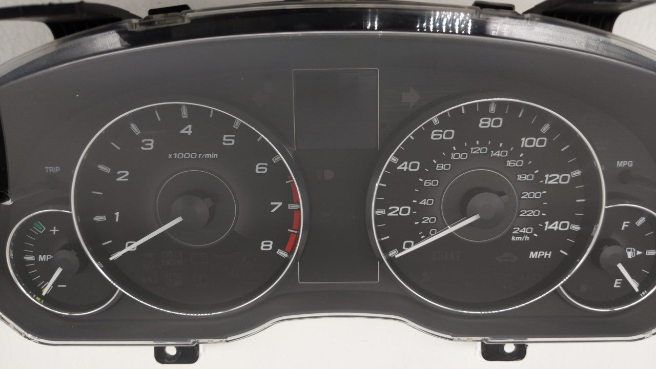 2011 Subaru Legacy Instrument Cluster Speedometer Gauges P/N:85003AJ31A Fits OEM Used Auto Parts - Oemusedautoparts1.com