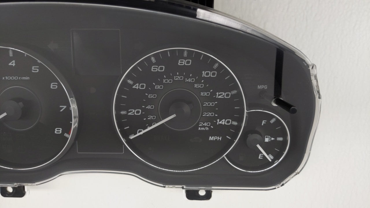 2011 Subaru Legacy Instrument Cluster Speedometer Gauges P/N:85003AJ31A Fits OEM Used Auto Parts - Oemusedautoparts1.com