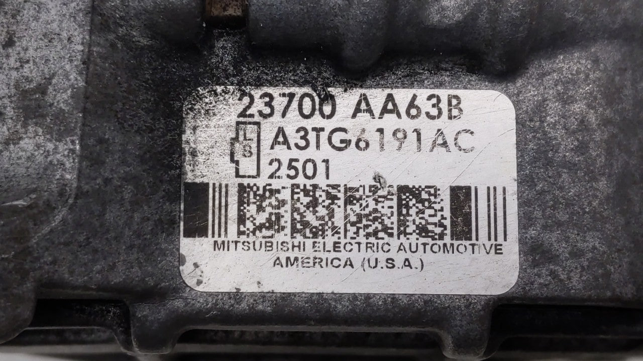 2010-2012 Subaru Legacy Alternator Replacement Generator Charging Assembly Engine OEM P/N:23700 AA63A 23700 AA63B Fits OEM U