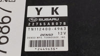 2011 Subaru Legacy PCM Engine Control Computer ECU ECM PCU OEM P/N:22765AC93A 22765AB07B, 22765AB07A, 22765AC93B Fits OEM Us