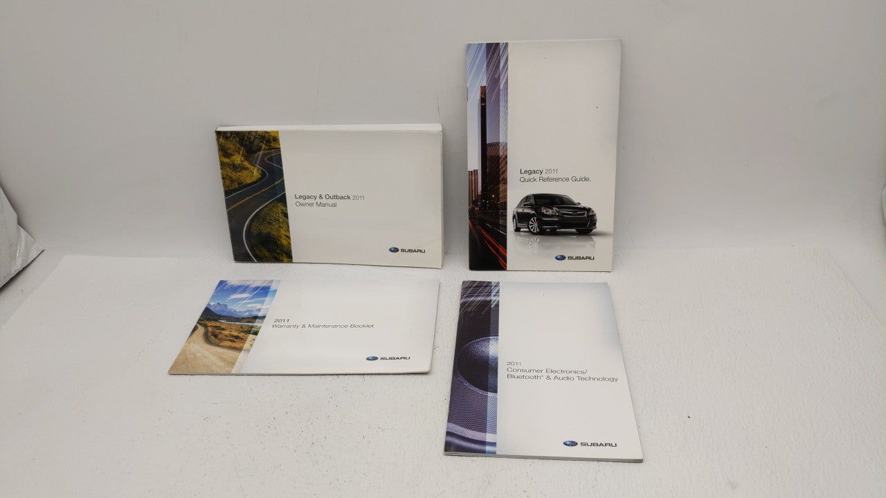 2011 Subaru Legacy Owners Manual Book Guide OEM Used Auto Parts - Oemusedautoparts1.com