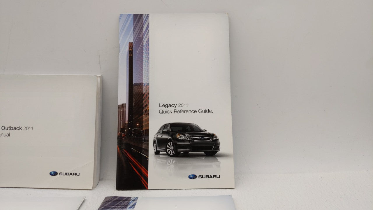 2011 Subaru Legacy Owners Manual Book Guide OEM Used Auto Parts - Oemusedautoparts1.com