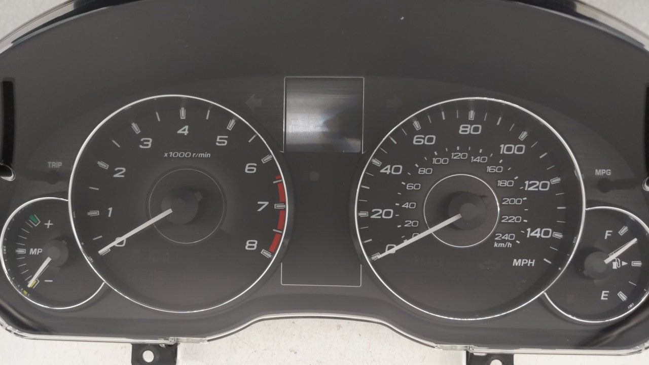 2011 Subaru Legacy Instrument Cluster Speedometer Gauges P/N:85003AJ31A Fits OEM Used Auto Parts - Oemusedautoparts1.com
