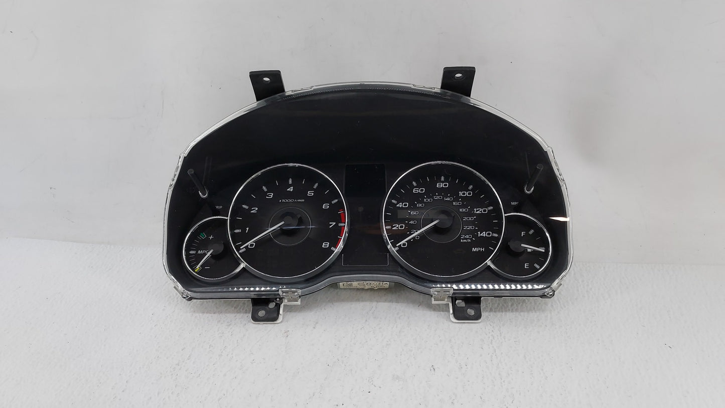 2011 Subaru Legacy Instrument Cluster Speedometer Gauges P/N:85003AJ31A Fits OEM Used Auto Parts - Oemusedautoparts1.com