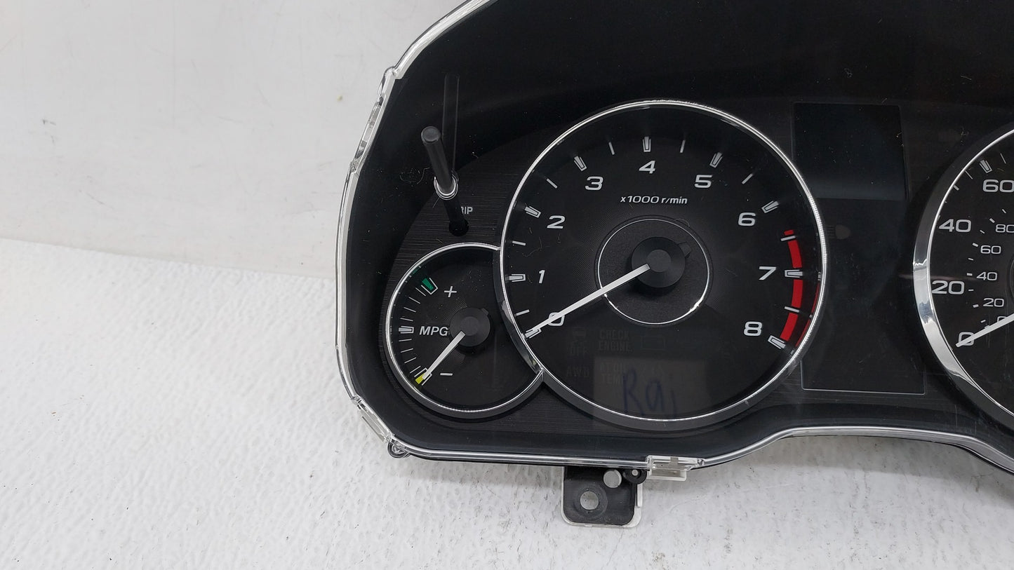 2011 Subaru Legacy Instrument Cluster Speedometer Gauges P/N:85003AJ31A Fits OEM Used Auto Parts - Oemusedautoparts1.com