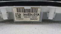 2011 Subaru Legacy Instrument Cluster Speedometer Gauges P/N:85003AJ31A Fits OEM Used Auto Parts - Oemusedautoparts1.com