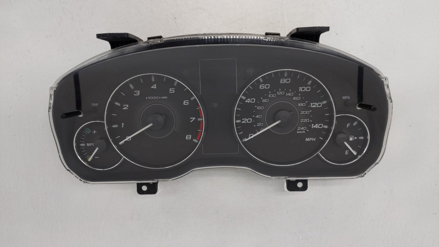 2011 Subaru Legacy Instrument Cluster Speedometer Gauges P/N:85003AJ31A Fits OEM Used Auto Parts - Oemusedautoparts1.com
