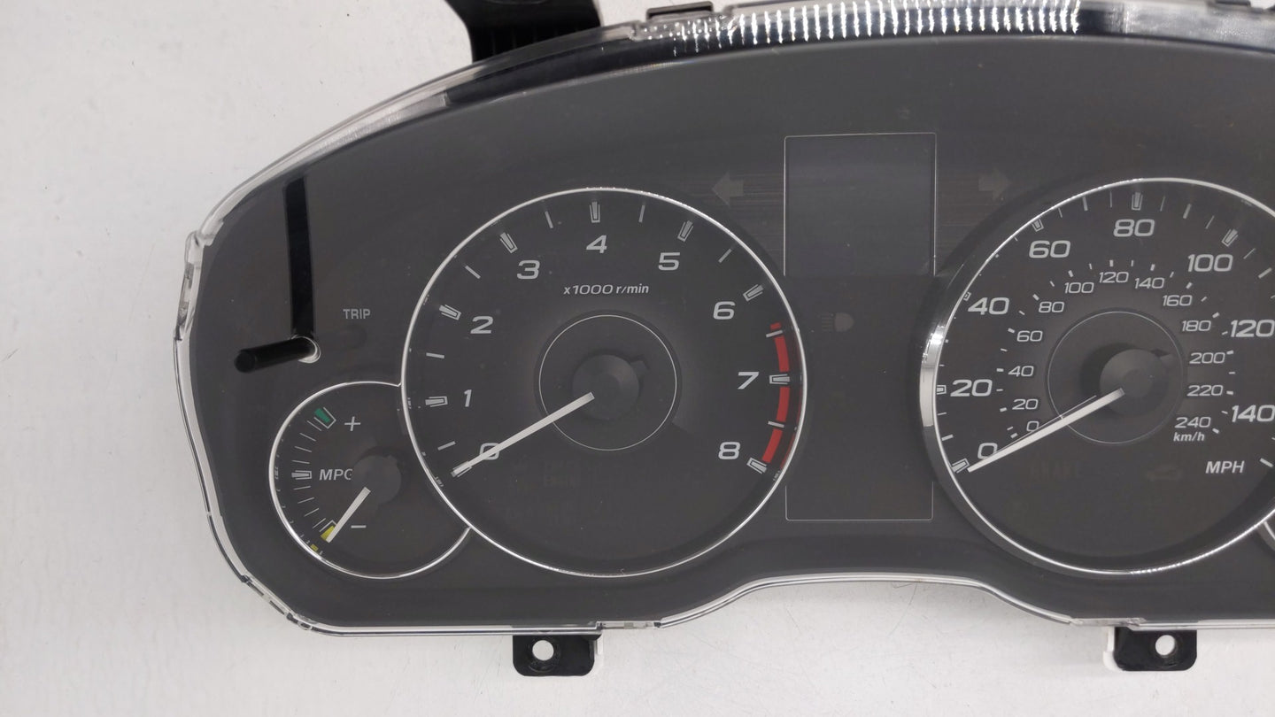 2011 Subaru Legacy Instrument Cluster Speedometer Gauges P/N:85003AJ31A Fits OEM Used Auto Parts - Oemusedautoparts1.com
