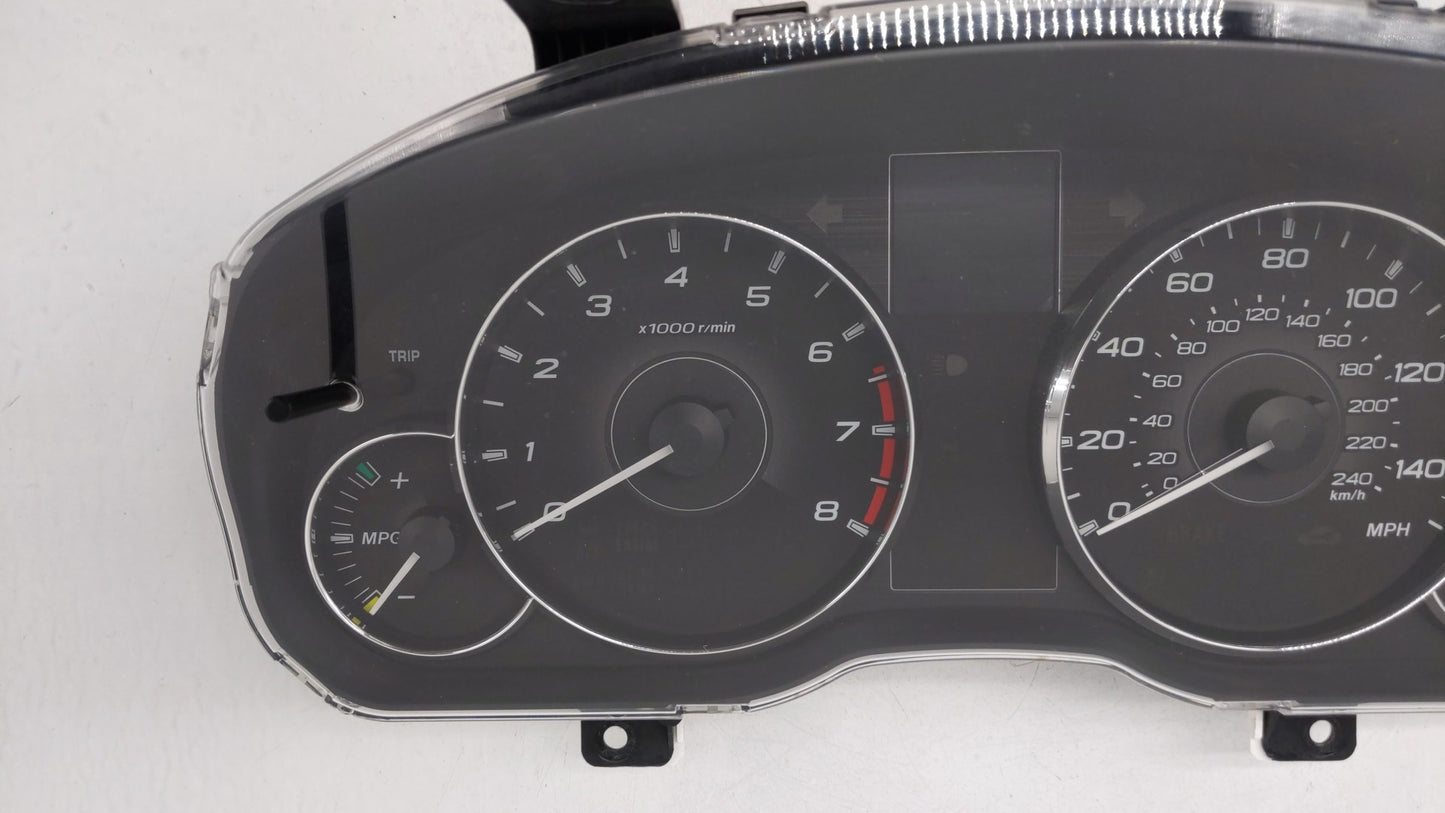 2011 Subaru Legacy Instrument Cluster Speedometer Gauges P/N:85003AJ31A Fits OEM Used Auto Parts - Oemusedautoparts1.com