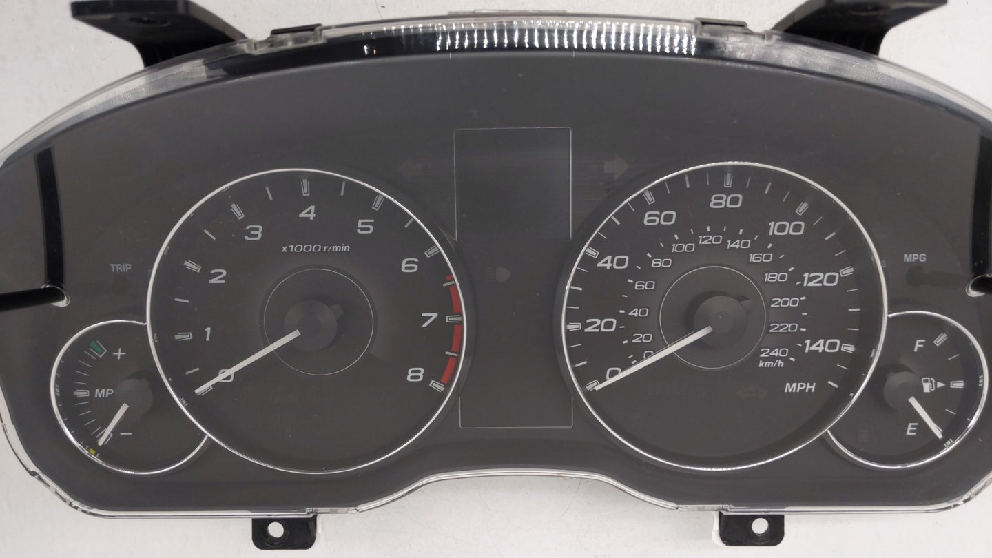 2011 Subaru Legacy Instrument Cluster Speedometer Gauges P/N:85003AJ31A Fits OEM Used Auto Parts - Oemusedautoparts1.com