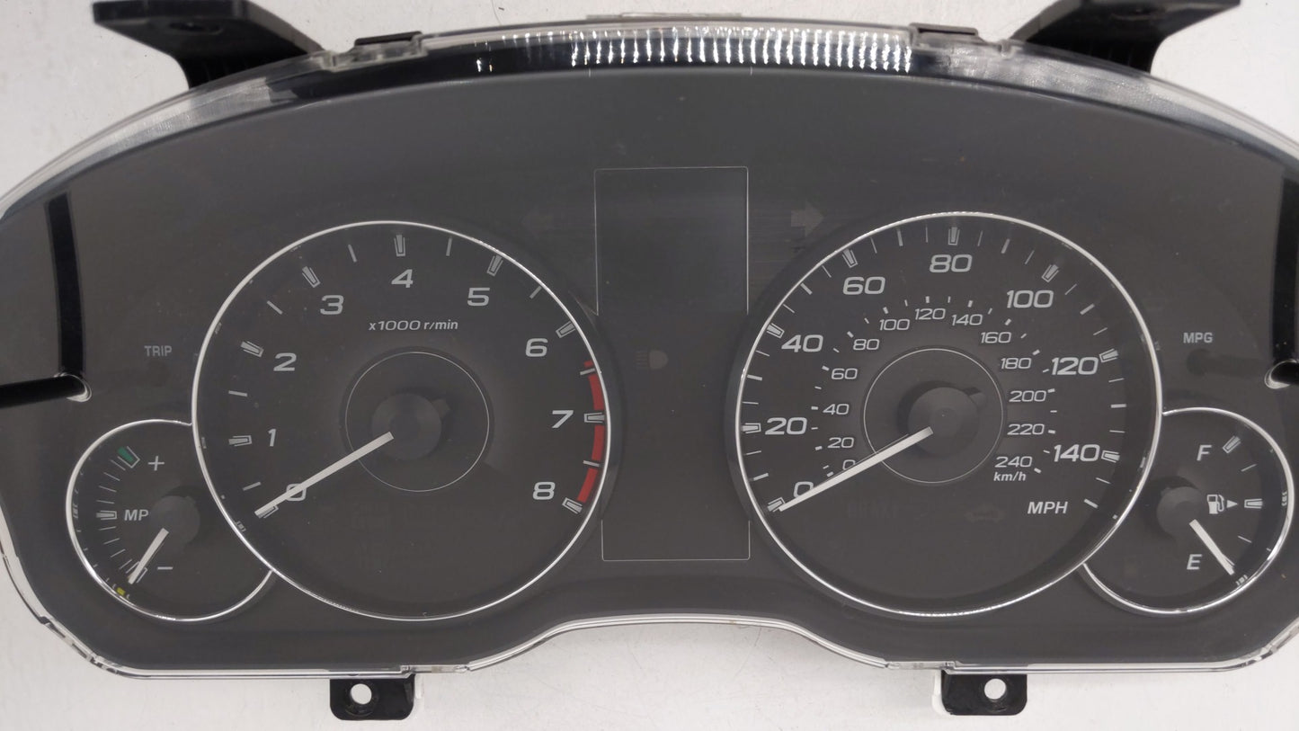 2011 Subaru Legacy Instrument Cluster Speedometer Gauges P/N:85003AJ31A Fits OEM Used Auto Parts - Oemusedautoparts1.com