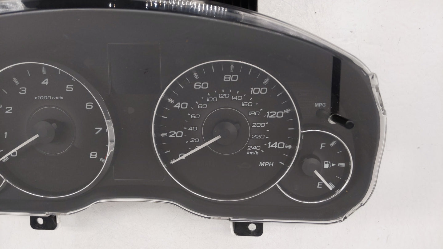 2011 Subaru Legacy Instrument Cluster Speedometer Gauges P/N:85003AJ31A Fits OEM Used Auto Parts - Oemusedautoparts1.com