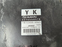 2011 Subaru Legacy PCM Engine Control Computer ECU ECM PCU OEM P/N:22765AC93A 22765AB07B, 22765AB07A, 22765AC93B Fits OEM Us