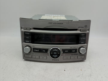 2010-2012 Subaru Legacy Radio AM FM Cd Player Receiver Replacement P/N:86201AJ60A Fits Fits 2010 2011 2012 OEM Used Auto Par