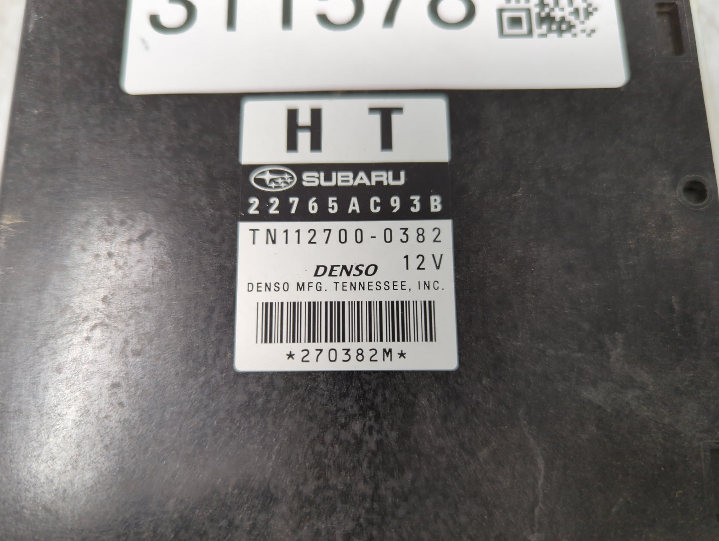 2011 Subaru Legacy PCM Engine Control Computer ECU ECM PCU OEM P/N:22765AC93A 22765AB07B, 22765AB07A, 22765AC93B Fits OEM Us