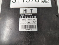 2011 Subaru Legacy PCM Engine Control Computer ECU ECM PCU OEM P/N:22765AC93A 22765AB07B, 22765AB07A, 22765AC93B Fits OEM Us
