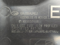 2010-2014 Subaru Legacy Fusebox Fuse Box Panel Relay Module P/N:MB102801B MB503202B, MB503200B Fits Fits 2010 2011 2012 2013