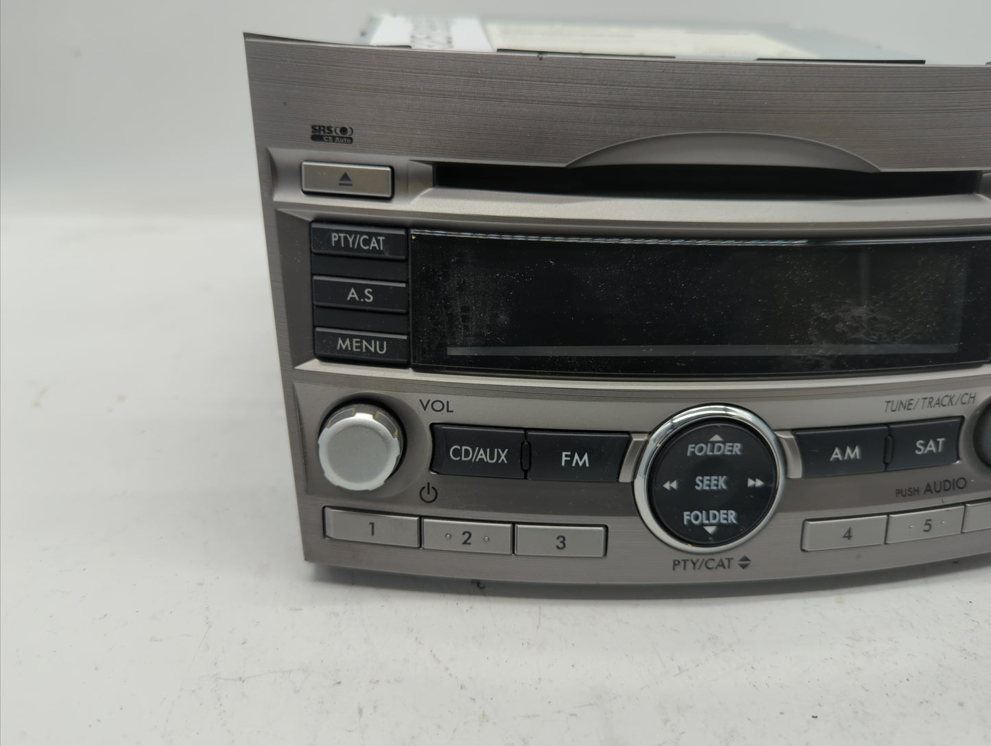 2010-2012 Subaru Legacy Am Fm Cd Player Radio Receiver - Oemusedautoparts1.com