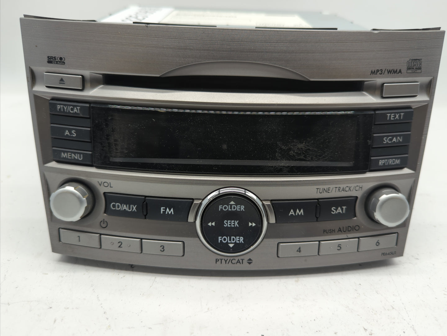 2010-2012 Subaru Legacy Am Fm Cd Player Radio Receiver - Oemusedautoparts1.com