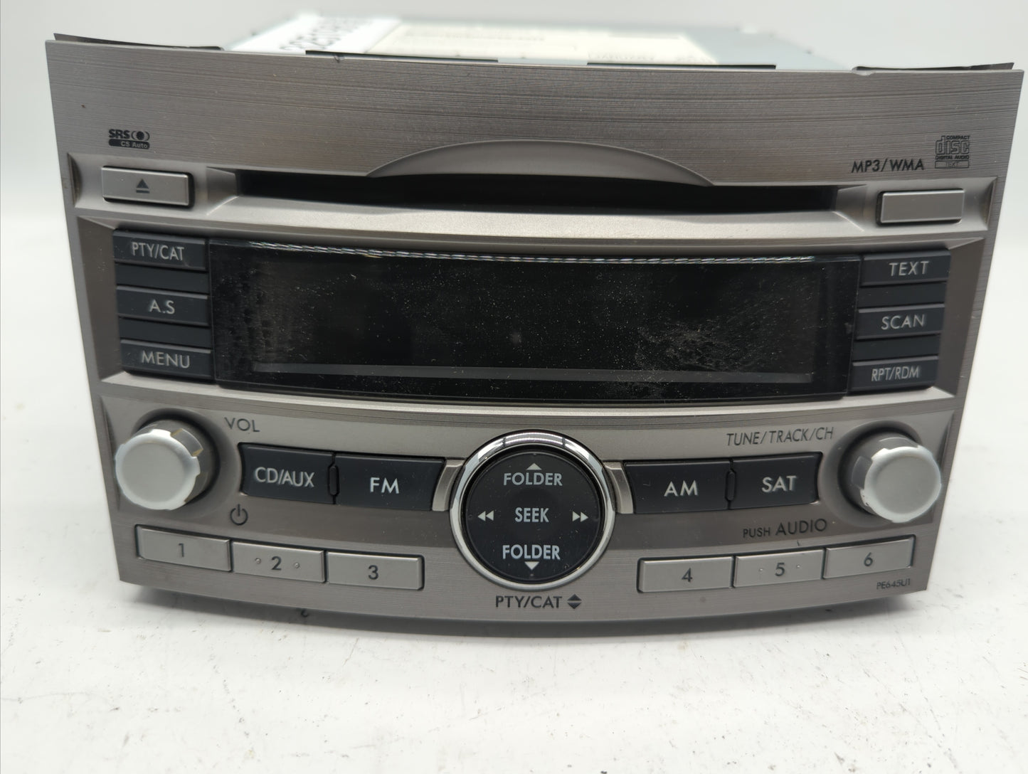 2010-2012 Subaru Legacy Am Fm Cd Player Radio Receiver - Oemusedautoparts1.com