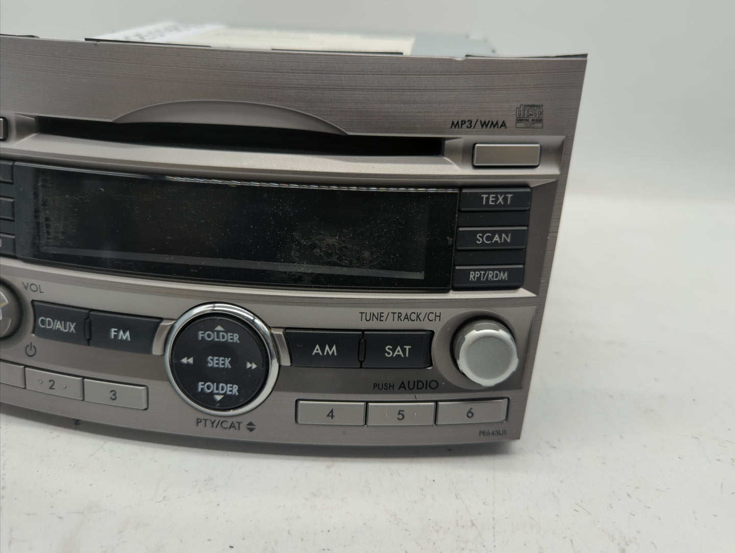 2010-2012 Subaru Legacy Am Fm Cd Player Radio Receiver - Oemusedautoparts1.com