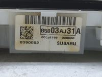 2011 Subaru Legacy Instrument Cluster Speedometer Gauges P/N:85003AJ31A Fits OEM Used Auto Parts - Oemusedautoparts1.com
