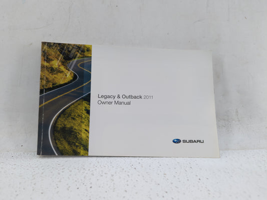 2011 Subaru Legacy Owners Manual Book Guide OEM Used Auto Parts - Oemusedautoparts1.com