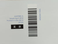 2011 Subaru Legacy Owners Manual Book Guide OEM Used Auto Parts - Oemusedautoparts1.com