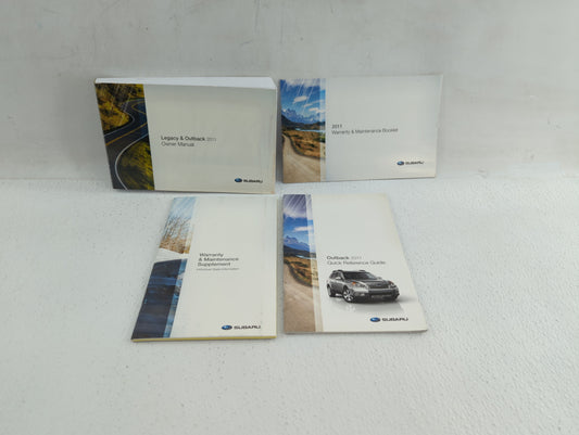 2011 Subaru Legacy Owners Manual Book Guide P/N:A2470BE-A OEM Used Auto Parts