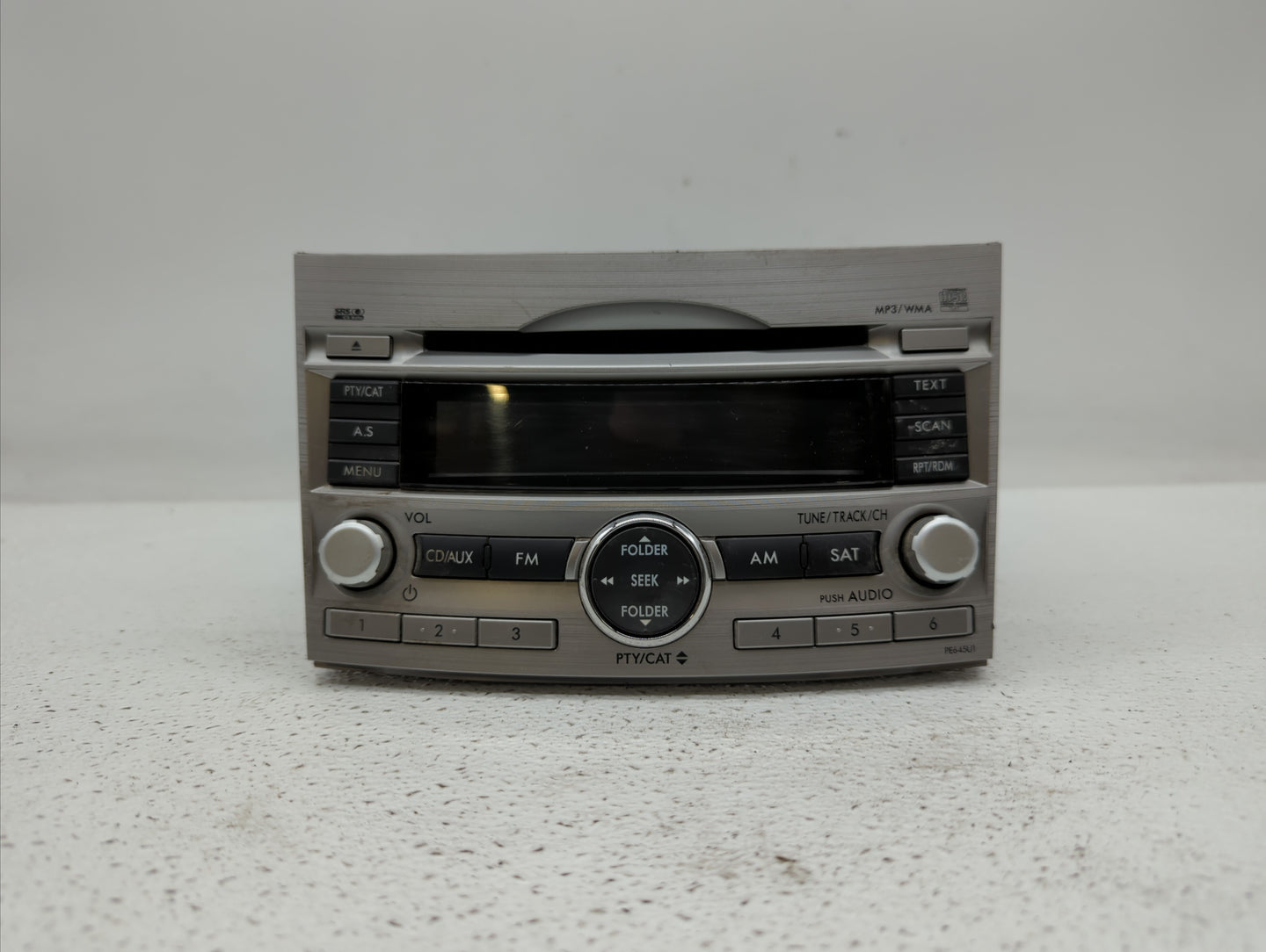 2010-2012 Subaru Legacy Radio AM FM Cd Player Receiver Replacement P/N:86201AJ64A Fits Fits 2010 2011 2012 OEM Used Auto Par