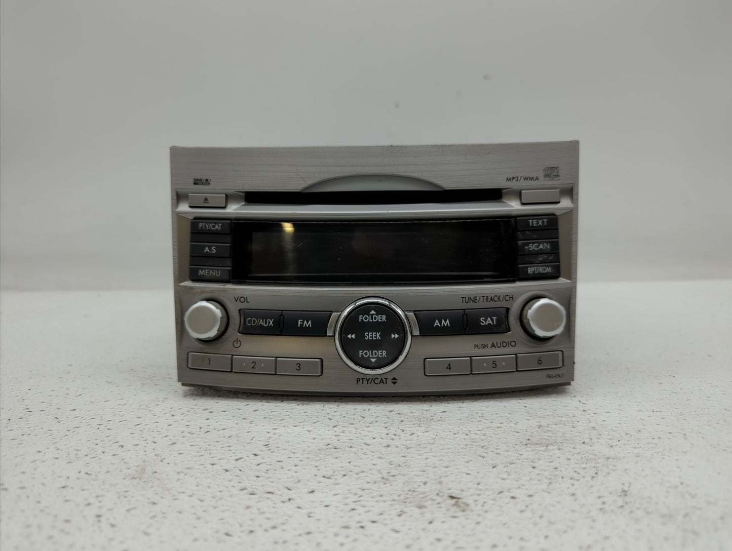 2010-2012 Subaru Legacy Radio AM FM Cd Player Receiver Replacement P/N:86201AJ64A Fits Fits 2010 2011 2012 OEM Used Auto Par