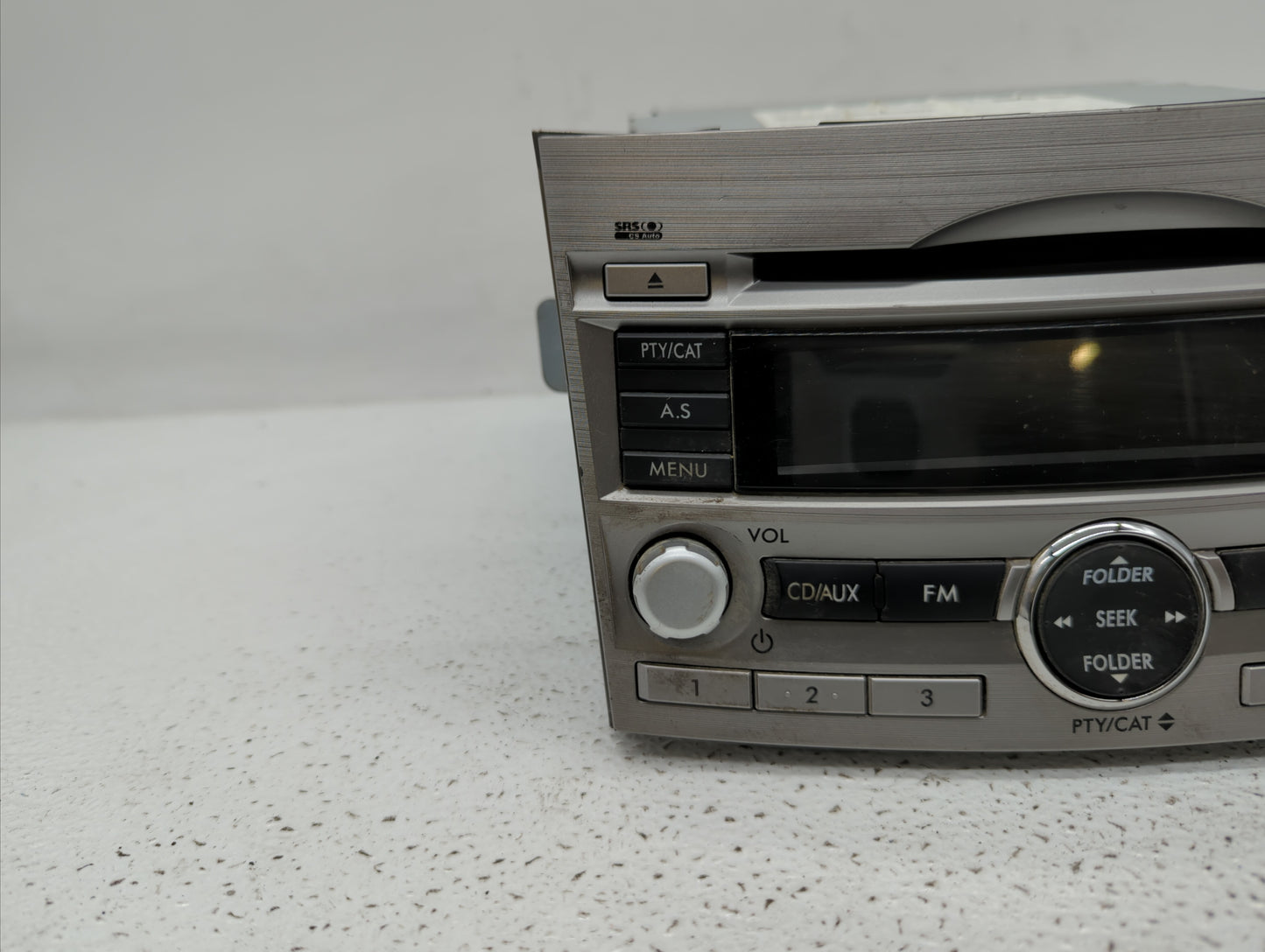 2010-2012 Subaru Legacy Radio AM FM Cd Player Receiver Replacement P/N:86201AJ64A Fits Fits 2010 2011 2012 OEM Used Auto Par