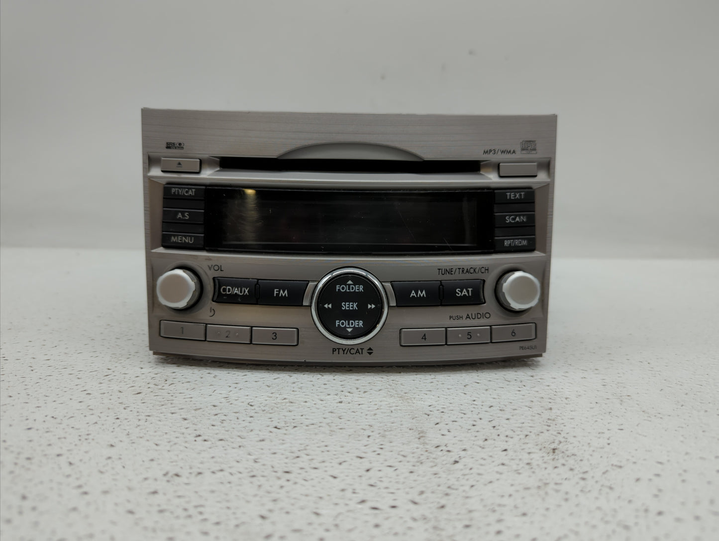 2010-2012 Subaru Legacy Radio AM FM Cd Player Receiver Replacement P/N:86201AJ62A 86201AJ64A, 86201AJ60A Fits Fits 2010 2011