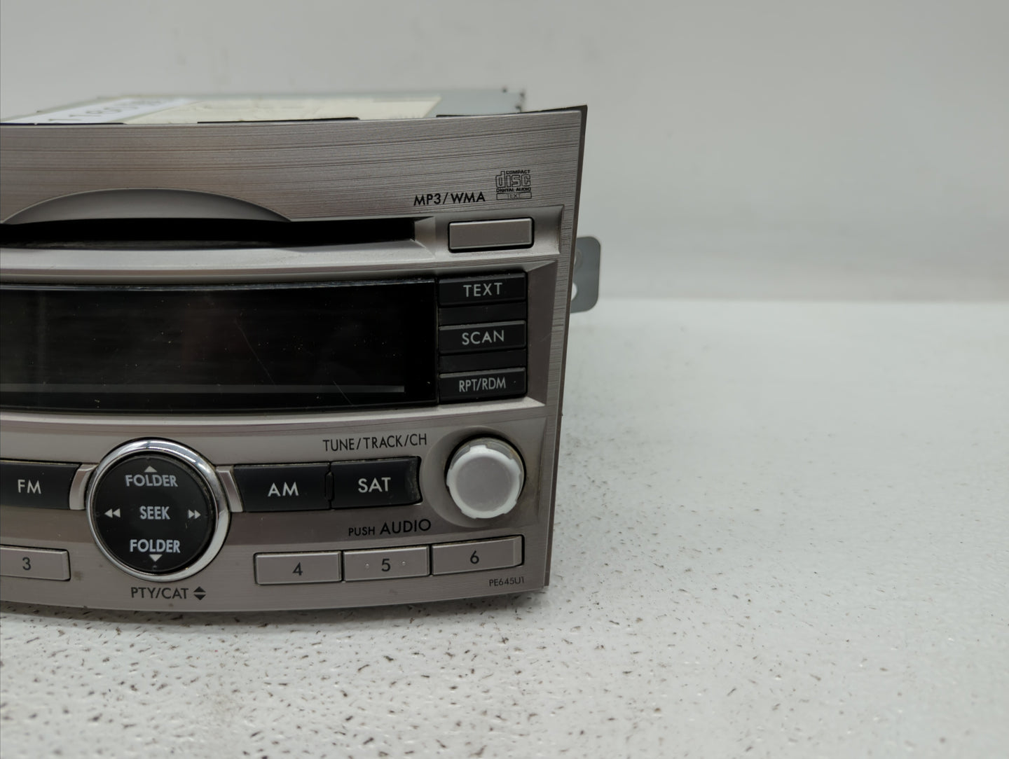 2010-2012 Subaru Legacy Radio AM FM Cd Player Receiver Replacement P/N:86201AJ62A 86201AJ64A, 86201AJ60A Fits Fits 2010 2011