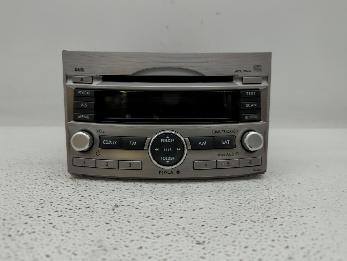 2010-2012 Subaru Legacy Radio AM FM Cd Player Receiver Replacement P/N:86201AJ64A Fits Fits 2010 2011 2012 OEM Used Auto Par