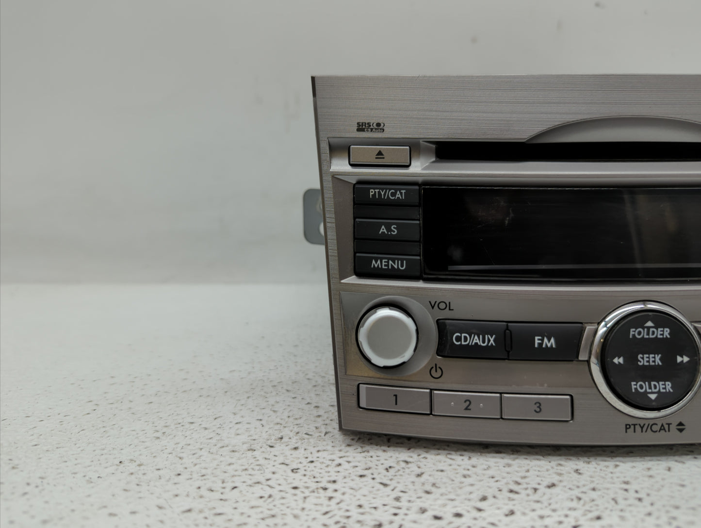 2010-2012 Subaru Legacy Radio AM FM Cd Player Receiver Replacement P/N:86201AJ64A Fits Fits 2010 2011 2012 OEM Used Auto Par