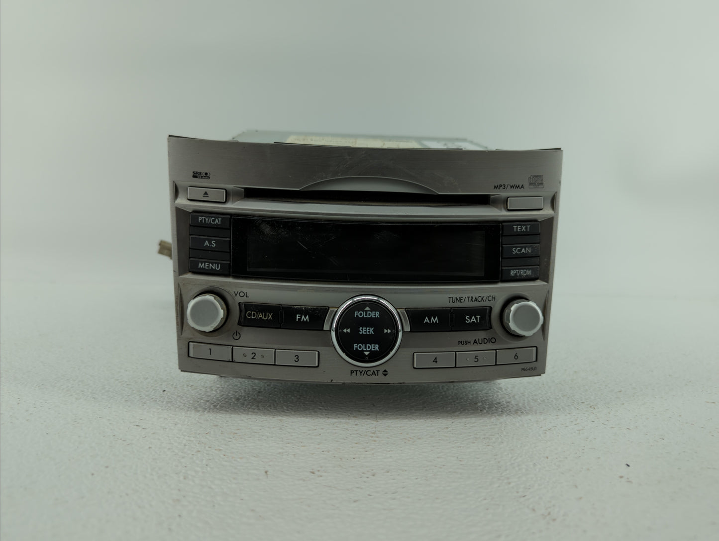 2010-2012 Subaru Legacy Radio AM FM Cd Player Receiver Replacement P/N:86201AJ62A 86201AJ64A, 86201AJ60A Fits Fits 2010 2011